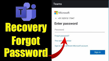 How to Recovery Forgot Password on Microsoft Teams App | Reset Recover Password Simple Trick