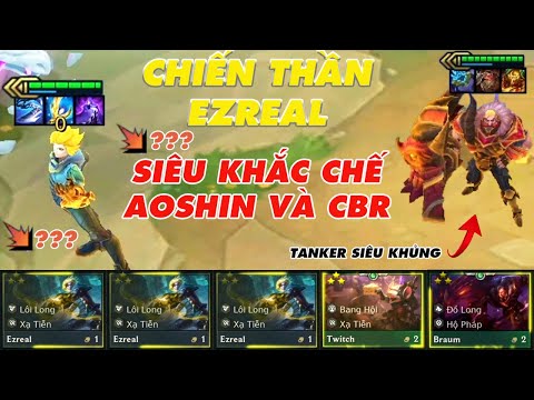 Video CHIẾN THẦN EZREAL ⭐⭐⭐ Reroll | ĐTCL MÙA 7.5 | TFT SET... - youtube