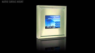 Touch Screen Building Directory Kiosk - Wall Mount