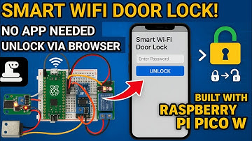Smart WiFi Door Lock Using Raspberry Pi Pico W Board and Micropython
