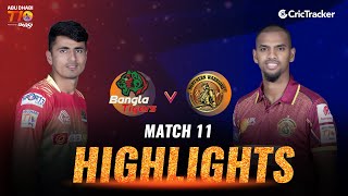 Match 11 Highlights - Bangla Tigers vs Northern Warriors, Abu Dhabi T10 League 2021