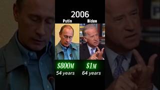 Vladimir Putin VS Joe Biden, Who is RICHER? 💵💰 #shorts