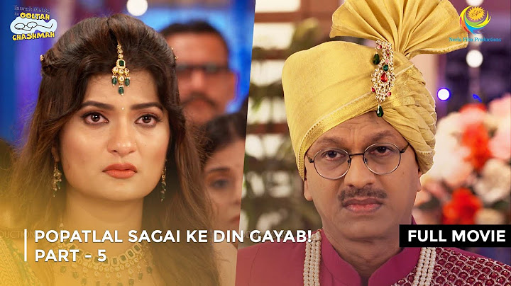 Popatlal Sagai Ke Din Gayab! I FULL MOVIE | Part 5 | Taarak Mehta Ka Ooltah Chashmah Ep 4131 to 4133