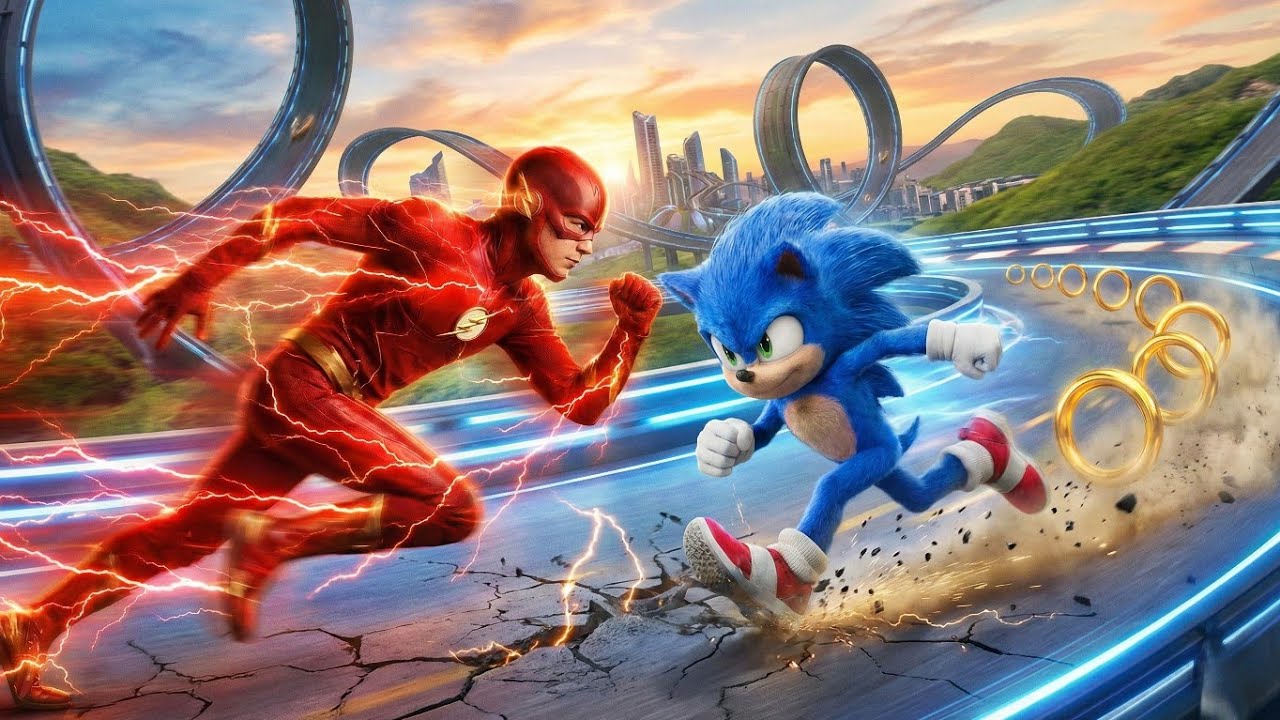 What If The Flash Raced Sonic The Hedgehog? | The Scarlet Speedster vs. The Blue Blur
