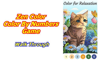 Zen Color - Color By Number Walk Through