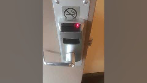 Kaba lock flashing red light codes