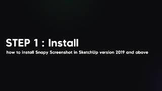 Tutorial Installing and Using Snapy Screenshot - EN