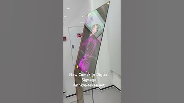 New Comer in Digital Signage —-30 inch Transparent OLED Display!Just contact me! #oled #sigitalsign