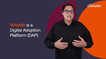 Whatfix Quick Introduction Video (1-Min)