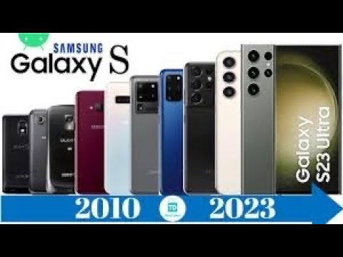 Evolution of Samsung Galaxy S Series (S1 - S23) 