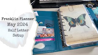 May 2024 Planner Setup || Franklin Classic || Half Letter