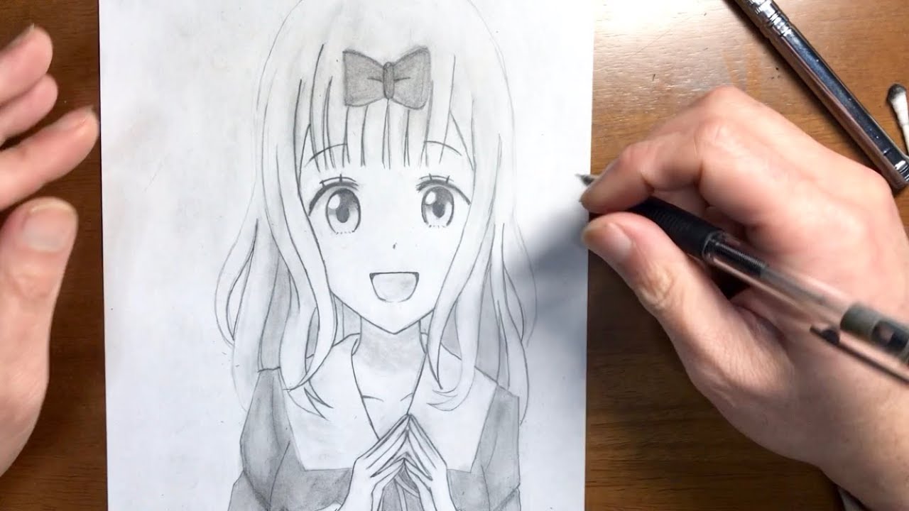 かぐや様は告らせたい 藤原千花 描いてみた Youtube