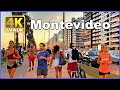 【4K】WALK Rambla at sunset MONTEVIDEO Uruguay 4k video Travel