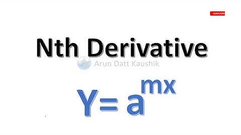 nth derivative of a^mx engineering mathematics tutorials In Hindi @happylearning6686