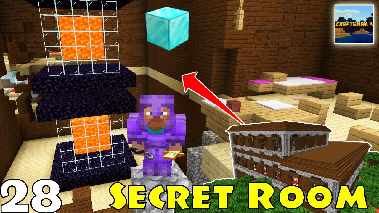 I Found A Secret Room In Woodland Mansion In Craftsman 4 Survival