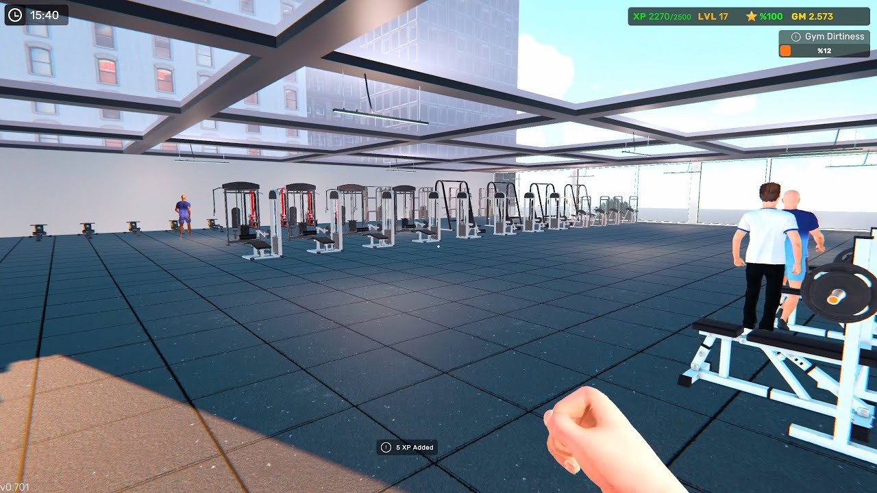 Gym Sim Setting Up All The New Equipment On The Second Floor in Gym Simulator ...