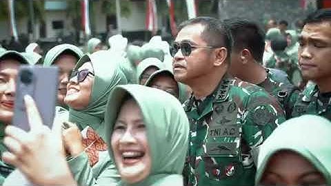 KASAD MENGHADIRI HUT ZENI DI PUSZIAD MATRAMAN #tni