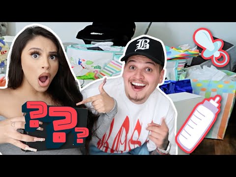 YOU WON'T BELIEVE WHAT WE GOT! OPENING OUR GENDER REVEAL GIFTS