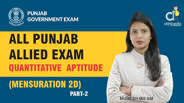 Naib Tehsildar | PSPCL | Excise Inspector I Mensuration 2D | PART-2 | By Munesh Ma