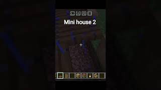 mini house build in Minecraft pocket edition