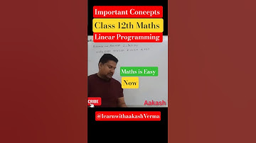 Board Exam 2025 Prep: Linear Programming Explained | CBSE Class 12 Maths #Maths #Class12 #Exam2025