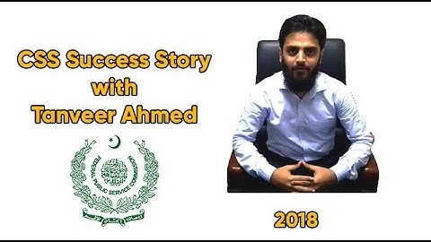 Mr. Tanveer Ahmed: CSS Topper Interview Series (AC) 2nd Position Sindh Rural Pakistan