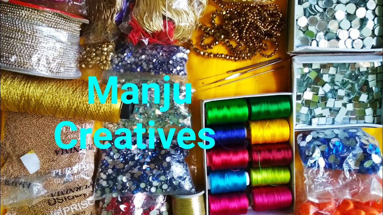 Wholesale price in retail ( Aari materials store in Bangalore ) / Manju
