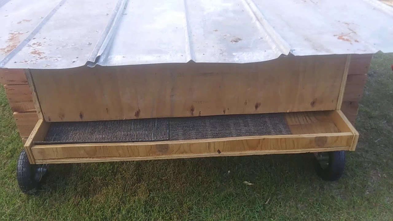 Free range chicken tractor YouTube