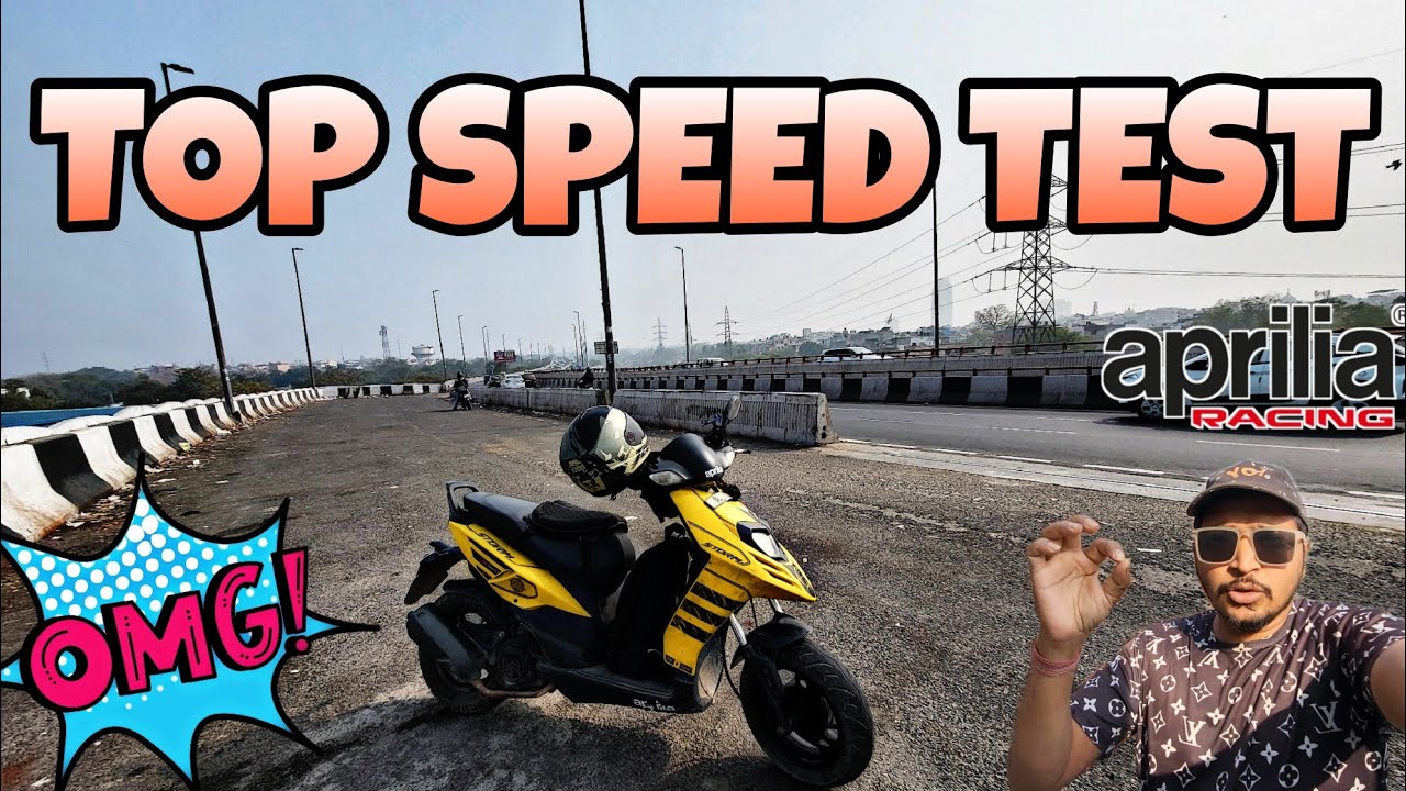 APRILIA STORM 125 TOP SPEED | SHOCKING RESULT IN 2025 