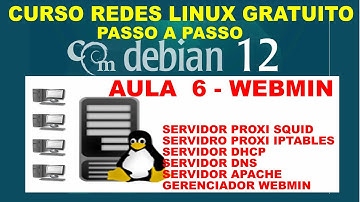 Curso de redes linux debian 12 - Webmin passo a passo