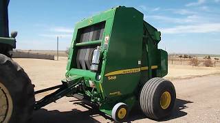 BigIron.com John Deere 568 Mega Wide Plus Round Baler