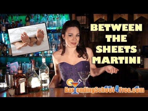 Between the Sheets Martini Recipe - YouTube