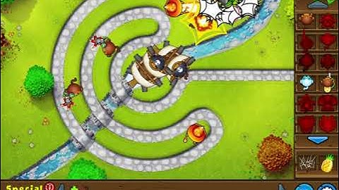 Bloons TD 5 Park path (Medium difficulty)