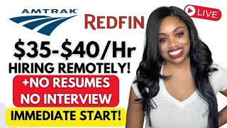 I TRIED IT! START SAME DAY WITH NO INTERVIEW I AMTRAK WORK FROM HOME JOB 2024