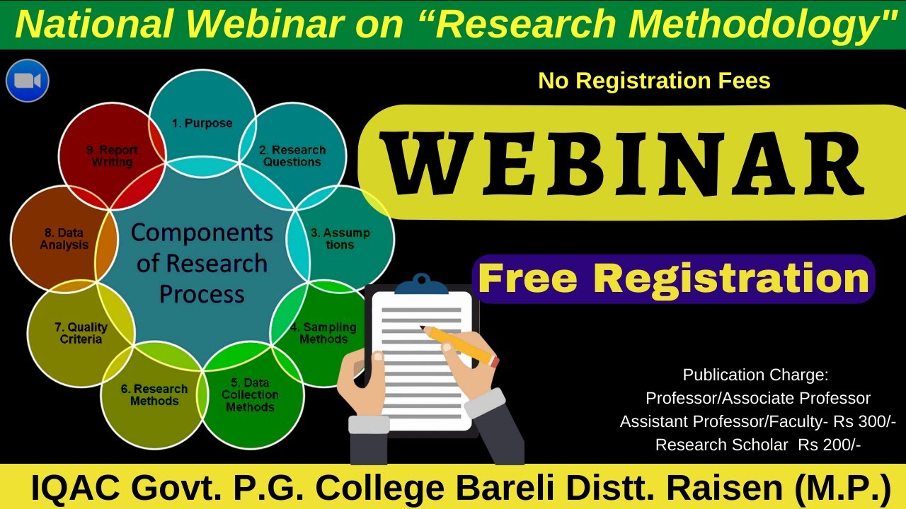 Free National Webinar | Research Methodology | Research Paper | Paper ...