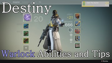 Destiny - Warlock Abilities and Tips "Voidwalker and Sunsinger"