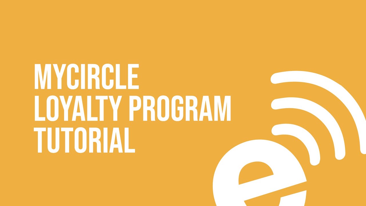 Mycircle Loyalty Program Tutorial - YouTube