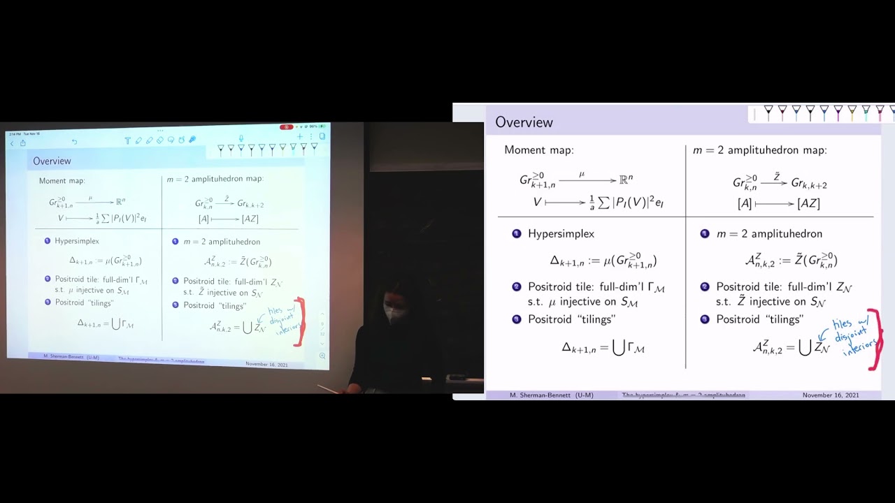 Melissa Sherman-Bennett, "The hypersimplex and the m=2 amplituhedron"