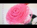 Como hacer una rosa de Yute // How to Make a Jute Rose // Flores de Yute - Loveluzlop