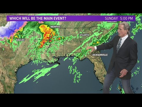 Warm weekend with storms on the horizon by Monday - YouTube