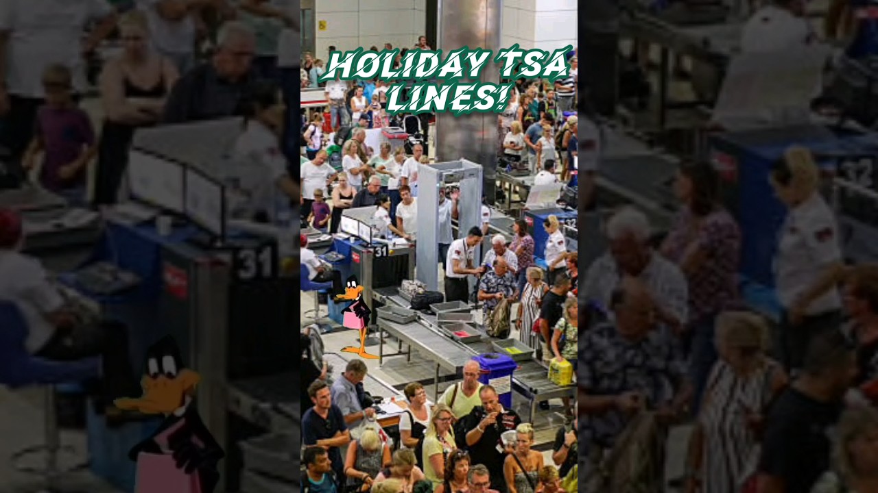 Daffy Holiday TSA Lines! 