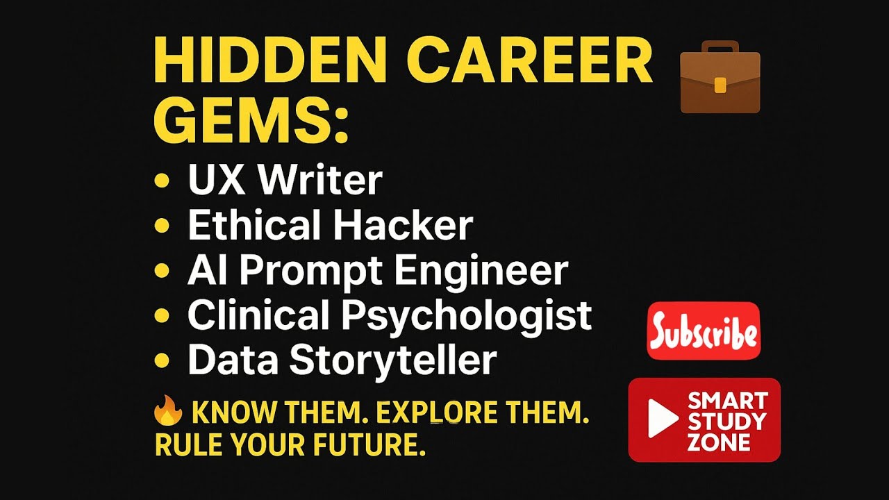 Hidden Career Paths You Should Know in 2025 | High-Scope, High-Growth ...