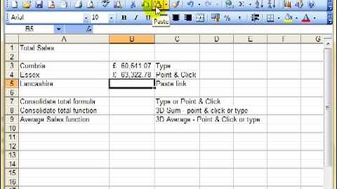 AM 4219 3D reference functions Microsoft Excel 2003 ECDL Advanced  2003 ITQ 3