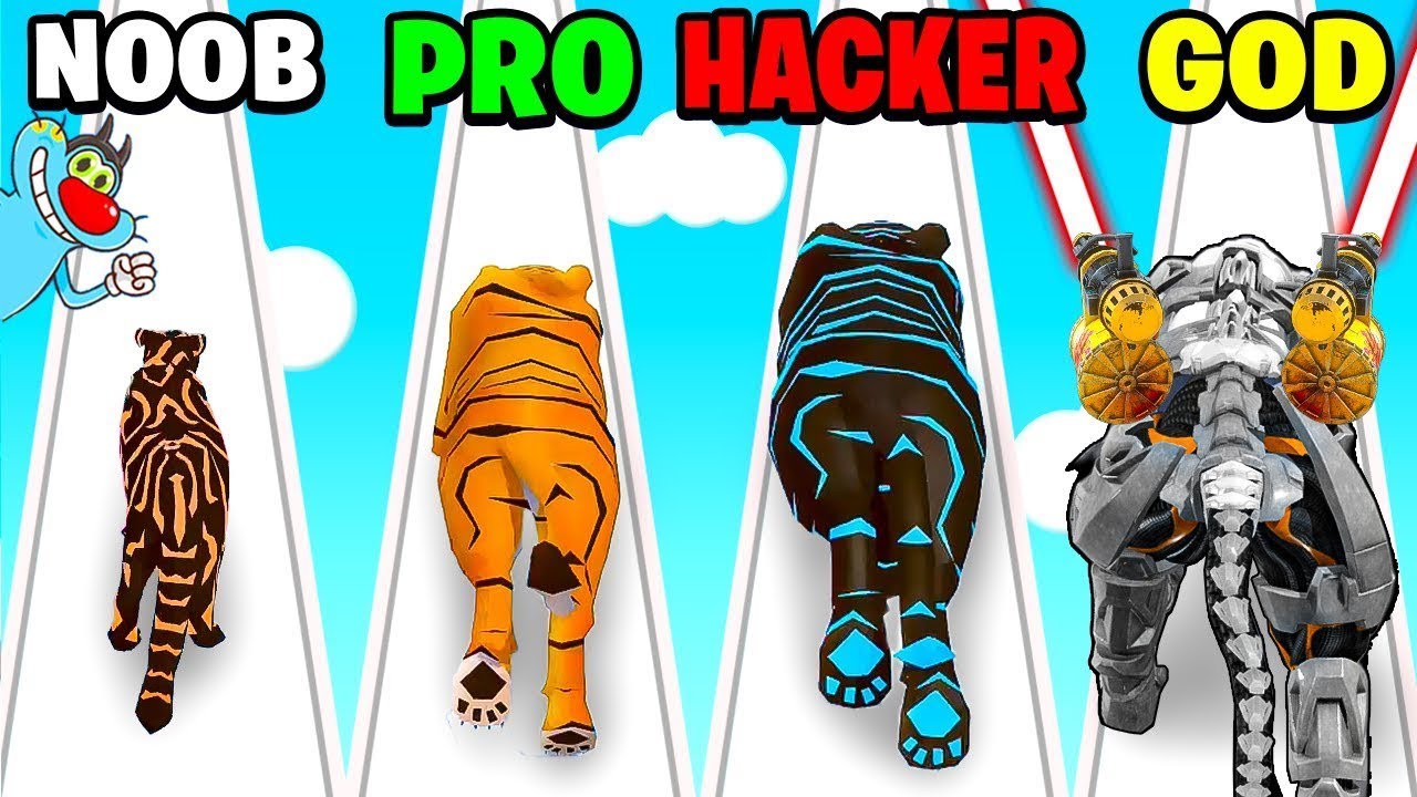 NOOB vs PRO vs HACKER | In Cat Evolution | With Oggy And Jack 