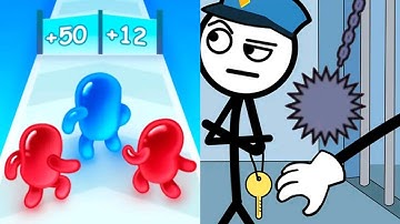 Join Blob Clash 3D vs Thief Puzzle Satisfying ASMR Gameplay (Android,ios) (New Update)