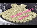 Vestido tejido a crochet para niña modelo Gisel talla de 6 a 9 meses