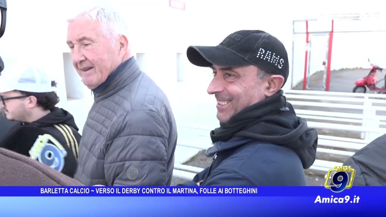 Barletta calcio - Verso il derby contro il Martina, folla ai bottegnini
