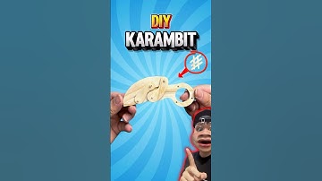Making a Karambit Out of Popsicle Sticks #shorts