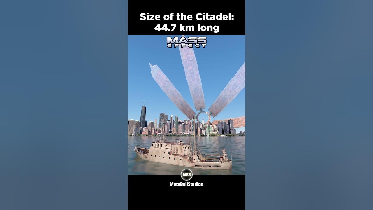 The Citadel approaching Earth! (Mass Effect) 🤯🛸👾