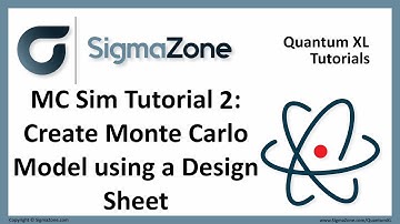 Create Monte Carlo Model using a Design Sheet in Quantum XL